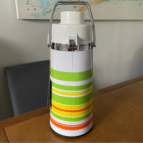 70s Vintage Capricio Coffee Tea Dispenser Thermos Airpot Retro NWT - Picture 2 of 8
